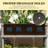 Spacious Raised Garden Bed,Elevated Wood Planter With Trellis For Climbing Plants,With Legs And Drainage Holes-355396887