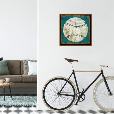 «Ball I on Blue» par Michael Mullan - impression d'art graphique