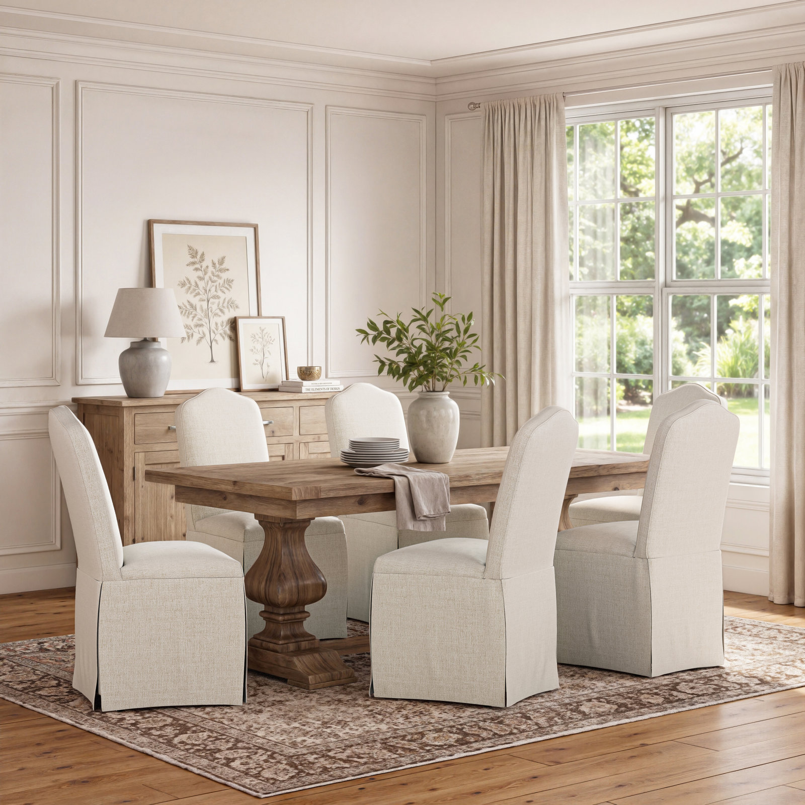 Belwood Upholstered Dining Chair, Beige