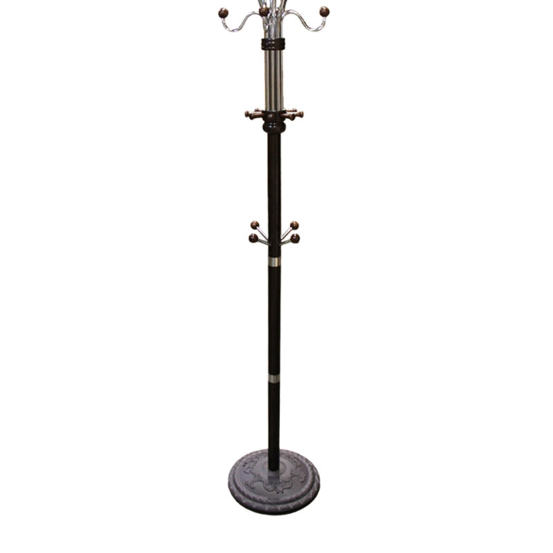 73" Tall Coat Rack With Wood And - Multicolor, For Storage, 22.52" Diameter, Accommodates Coats, Jackets, Hats, Scarves Hanging Stand Stable Holds Scarves, Hats