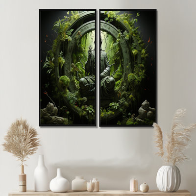 Bouddhisme sacré Mantra I - Bouddhisme, grandes impressions sur toile