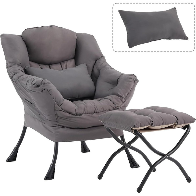 Fauteuil d'appoint avec repose-pieds Lazy Chair