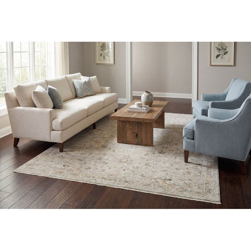 Stamey 12502-918 GREY/LT GREY/BEIGE, Rectangle 7'10" x 10'2"