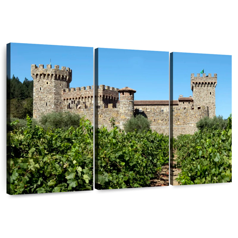 Lilie Napa Valley Castle, H 32 po x l 50 po