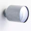 Modern Knurled Chrome Cylinder Knob-1492588462