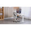 Chaise de bureau en filet avec appui-tête réglable, soutien lombaire-490453676