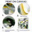 «Yellow and Green Abstracted Perspectives I», art mural moderne à 2 panneaux-530965206-530965224-530965226