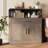 Sideboard Buffet Cabinet With Storage, 32” Modern Kitchen Storage Cabinet With Open Storage, Adjustable Shelf, Wood Farmhouse Coffee Bar Buffet Table For Kitchen, Dining Room,-387181046