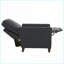 Fauteuils inclinables, Fauteuil inclinable moderne | Collection Pablo | Bleu marine | Similicuir