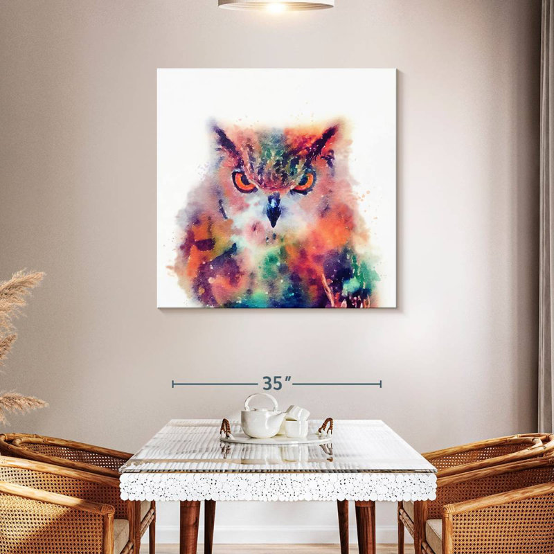 Crowle The Wise, 39" H x 39" W
