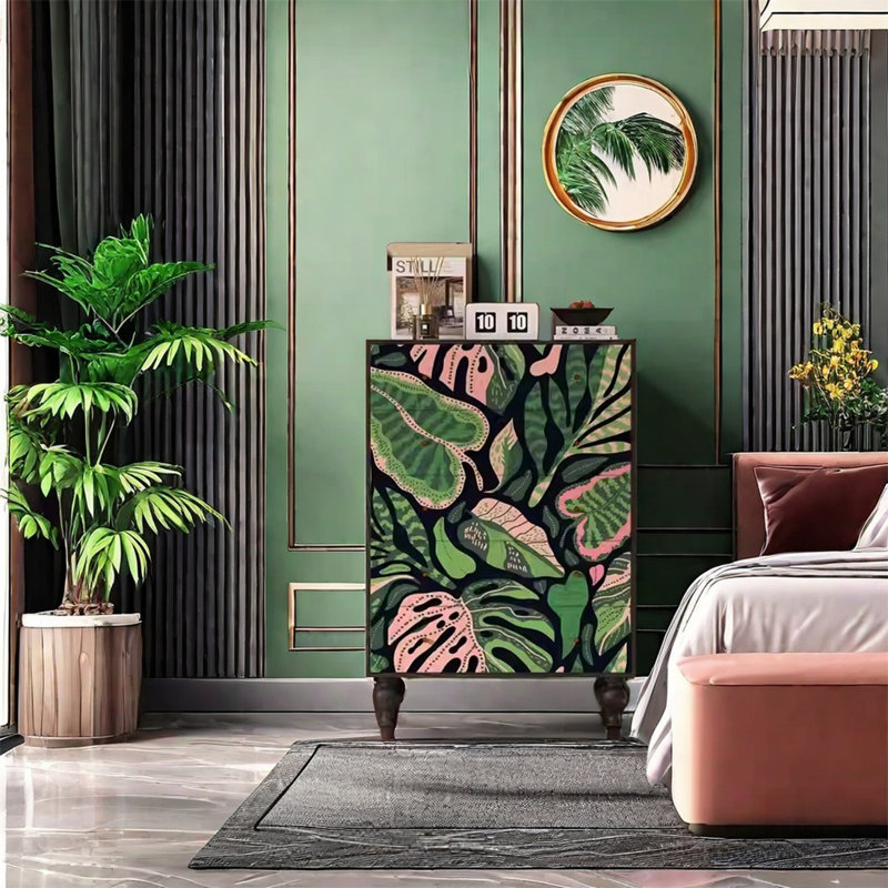 Armoire de rangement artistique avec grande capacité