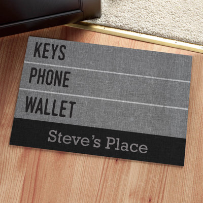 Stigall Non-Slip Outdoor Doormat