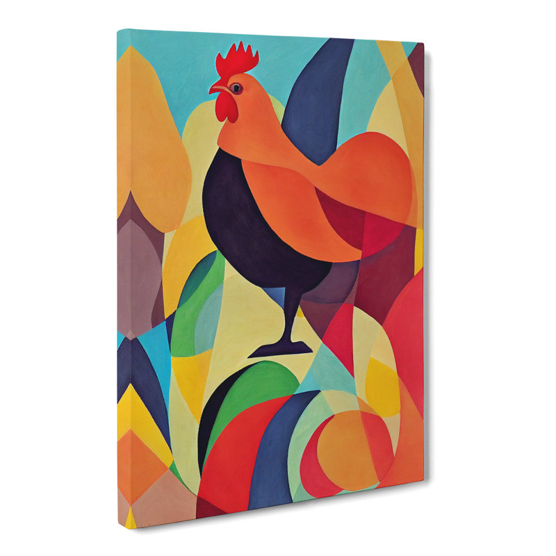 Chicken Modern - Wrapped Canvas, 60cm H x 40cm W x 3cm D