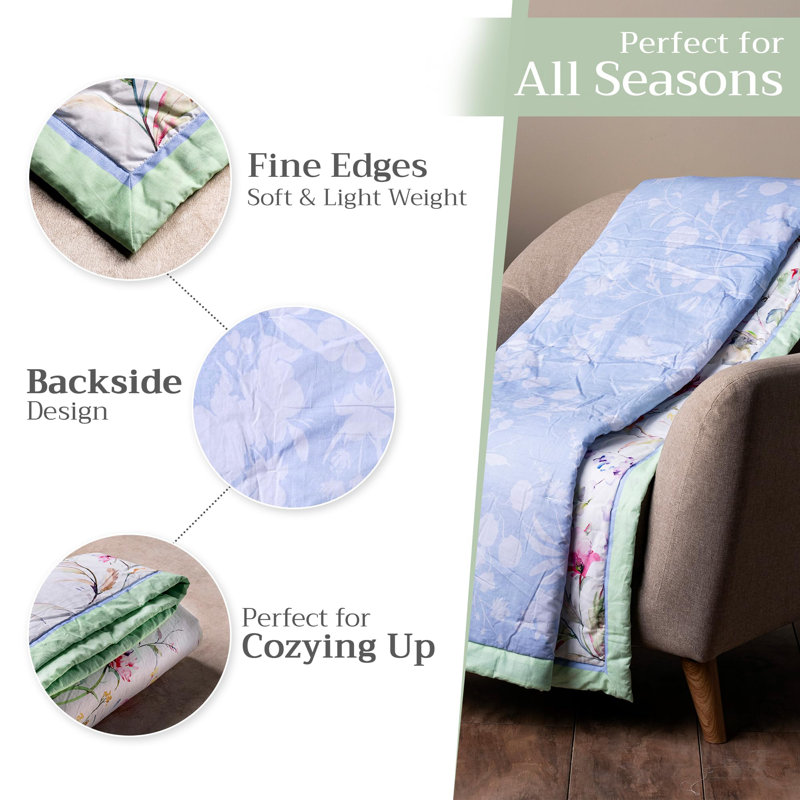 Jeté pour draps en coton doux et chaud et respirant Maison d'Hermine pour lit Filles Garçons Filles Hommes Hommes