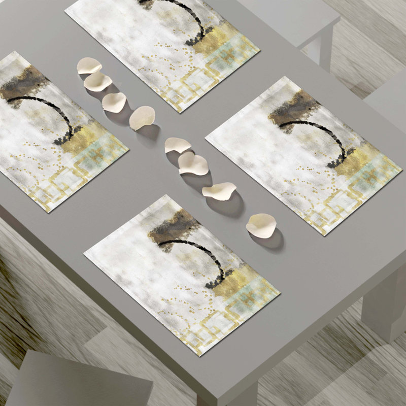 Napperon abstrait en polyester