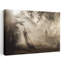 «Golden Morning Ride Serene Abstract Palm Tree Tropical Landscape», reproduction d'art murale-129717988