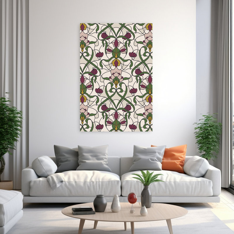 Art floral élégant, H 60 po x l 40 po