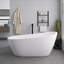 Baignoire autoportante en acrylique 67 po. X 31 po.
