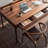 Walnut Wood Solid Wood Six-drawer Writing Desk-1510530464