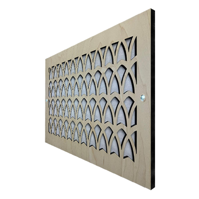 Registres muraux et de plafond Stellar Air 2 x 8 (ouverture de conduit) 4 x 10 taille totale - arches célestes, Vis standard