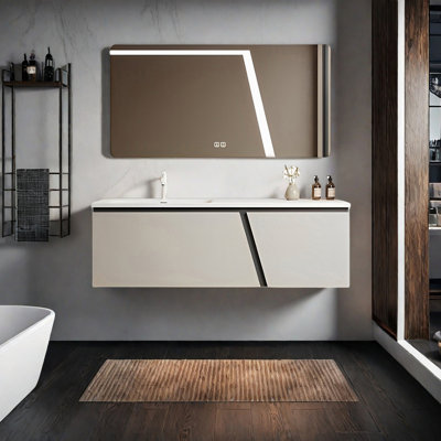 Simple and modern style bathroom cabinet