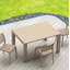 Table de salle à manger extensible en plastique Farrah-1630487019