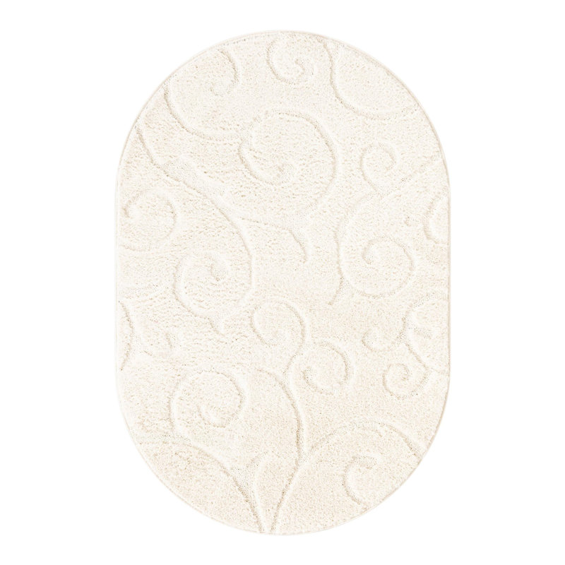 Tapis ivoire Albers, Oval 4'1" x 6'1"
