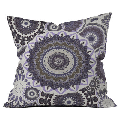 Boho Winter Nights Outdoor Throw Pillow