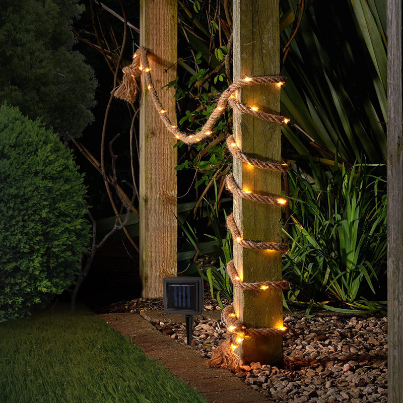 1000cm LED Solar Powered Rope String Light