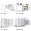 180 cm W Kitchen Island with