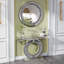 Miroir rond en cristal 33,46 "(85Cm)