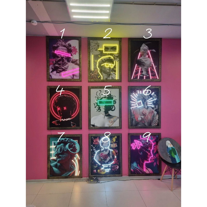 Neon Contemporary Art, 18 po x 24 po