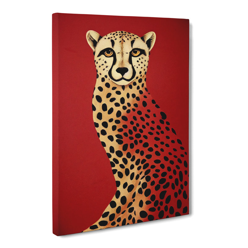 Unique Cheetah Vol.2 - Wrapped Canvas, 60cm H x 40cm W x 3cm D