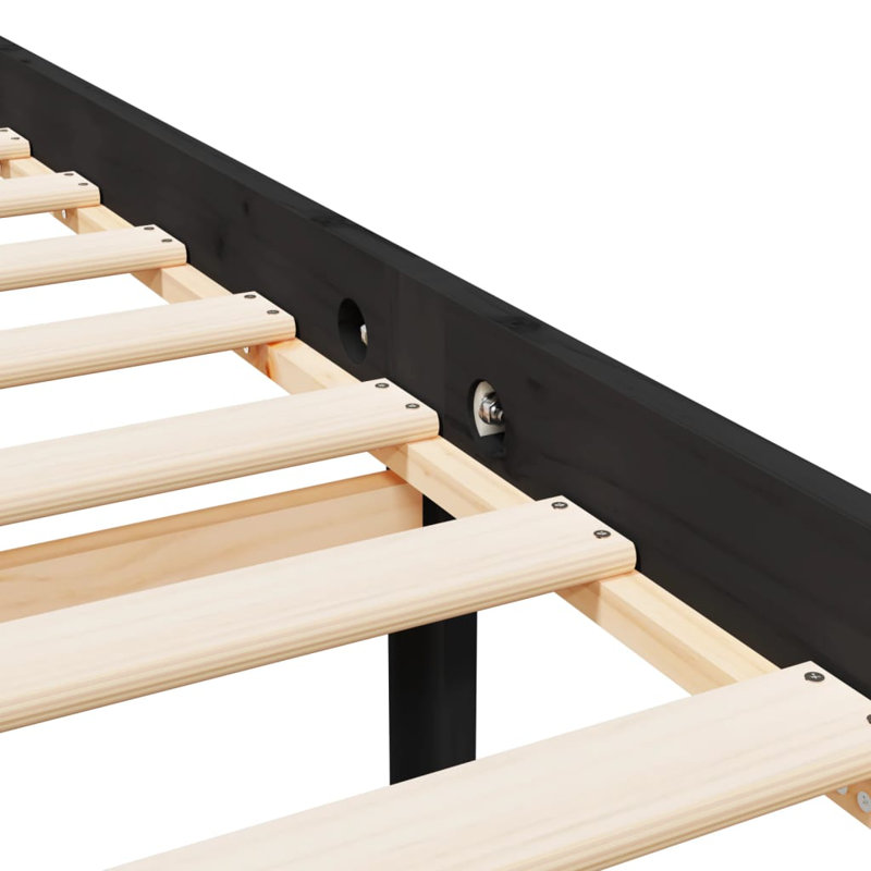 Bed Frame with Headboard, Single (3'), White