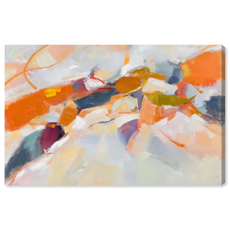 «Canyon Fire I», reproduction d'art sur toile par Art Remedy, H 16 po x l 24 po, Toile tendue avec châssis