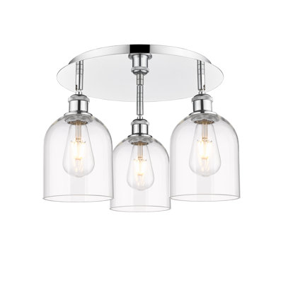 Odaniel Glass Semi Flush Mount
