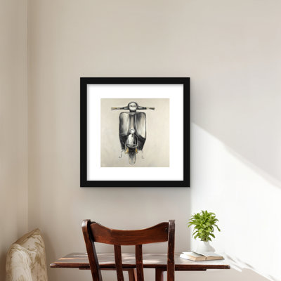 Petit vélocité noir | Imprimé de chambre gris