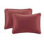 Couvre-lit réversible Red Queen - Surmatelas en coton prélavé Grace