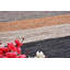 Tapis brun / gris en cuir / coton fait à la main Brundage-585204350