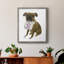 «Love and Boxer», toile encadrée de qualité supérieure - prête à être accrochée-591339828-591339831