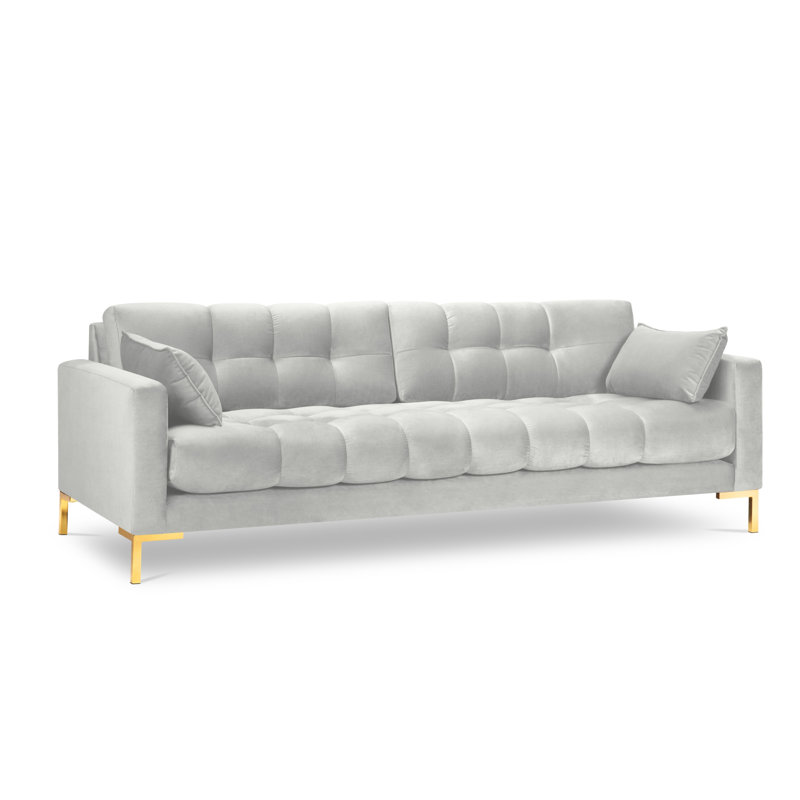 Adoraim 4 Seater Sofa, Gold, Silver