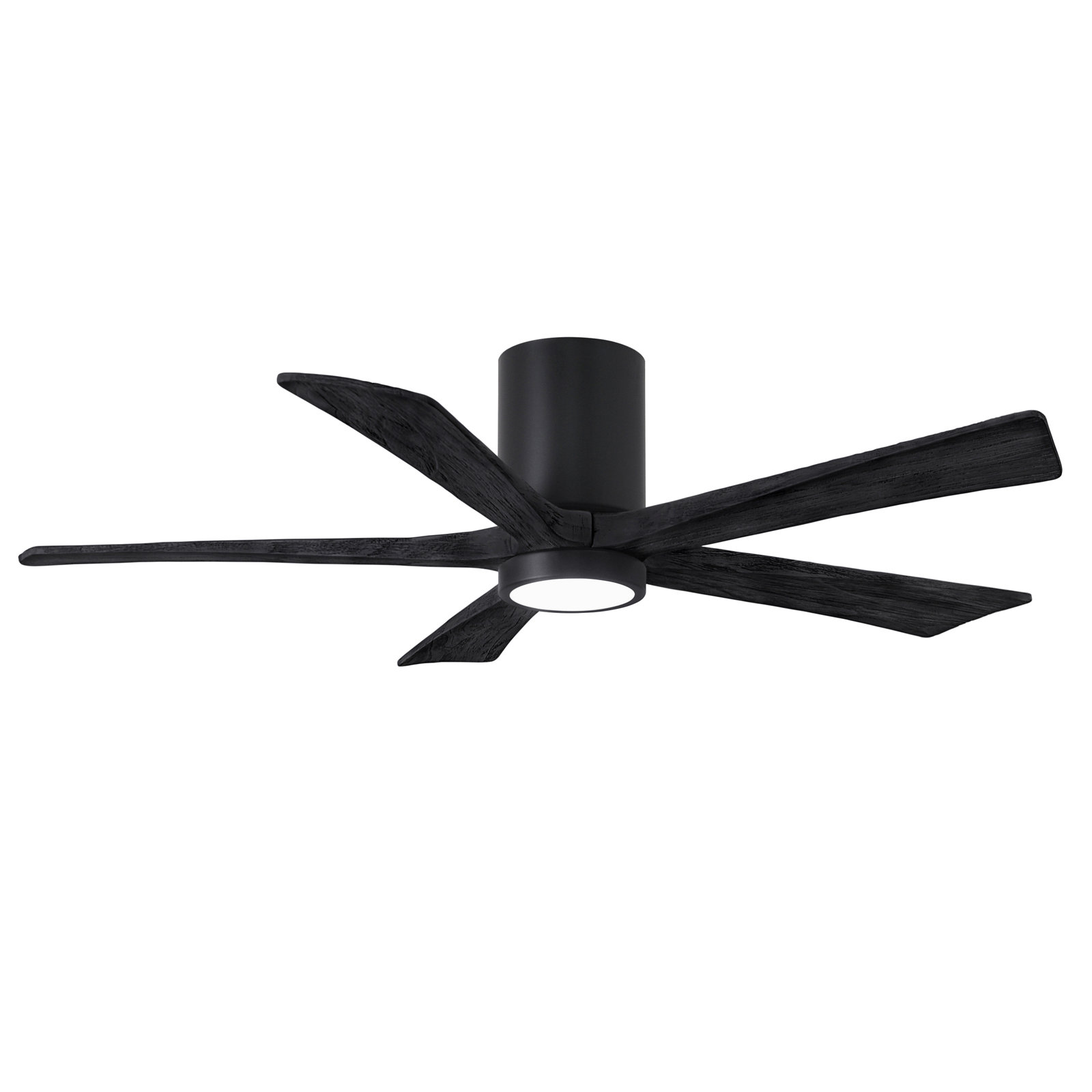 Irene Ceiling Fan with LED Light Kit, Matte Black, Matte Black, 52"