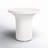Twiggy Moulin Low End Table-Plaster Molded Conc