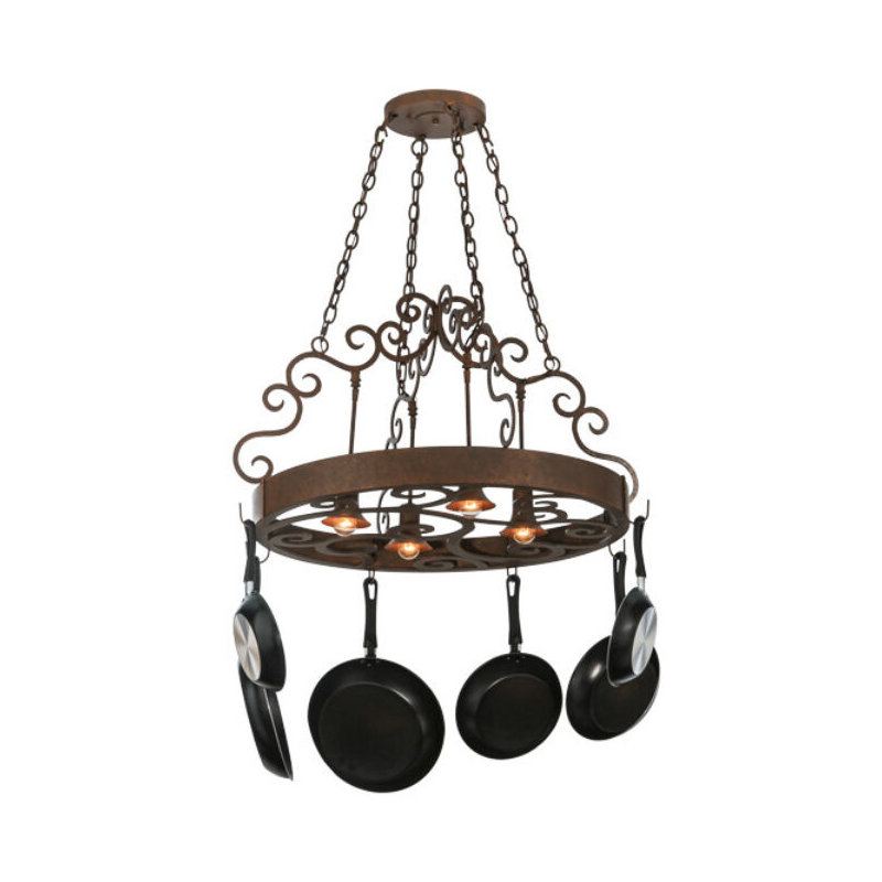 Dior Handcrafted Hanging Pot Rack, Corinth