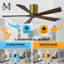 60" Irene 5-Blade Hugger Ceiling Fan with Wall Remote-1087667383-1087667335-1087667352