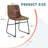 Set of 4 Vintage Industrial Bar Stools with Upholstery and Metal Frame-1631716285