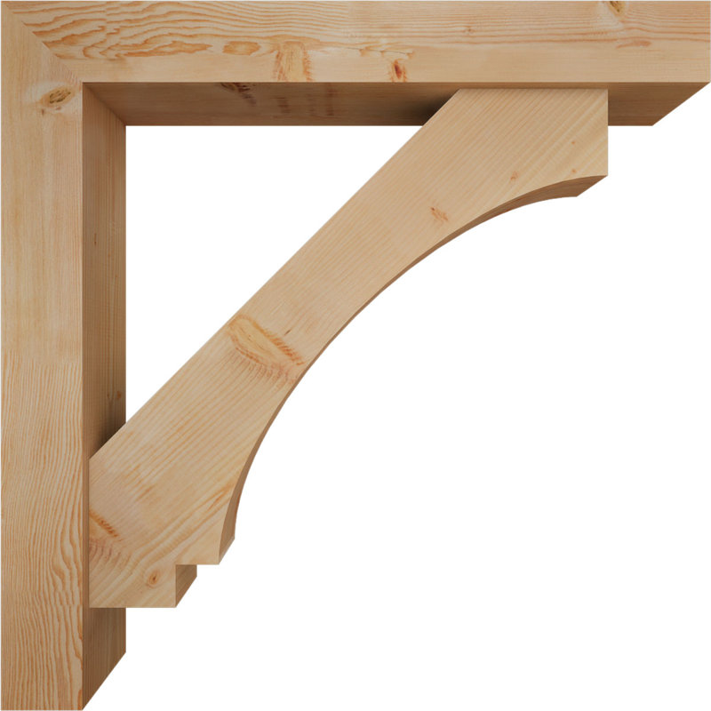 Support de bloc impérial avec entretoise décalée, Sapin Douglas de l 7 1/2 (lisse), 48 X 48