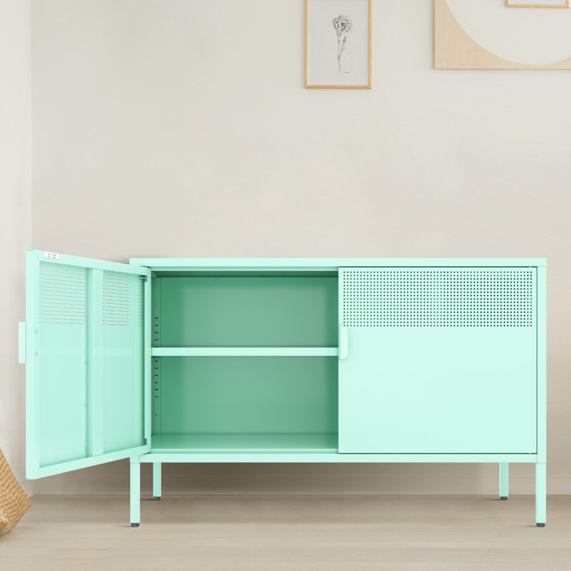 Labradford 39.5'' Wide 1 - Shelf Storage Cabinet, Mint