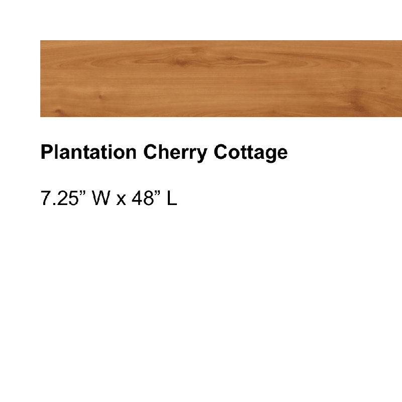 City Line with Microban® 2.5mm Luxury Plank, 48 in x 7.25 in, Plantation Cherry Cottage