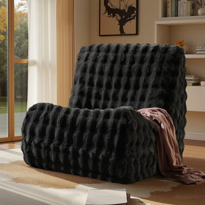 Hogle Armless Foam-Filled Bean Bag Chair 
